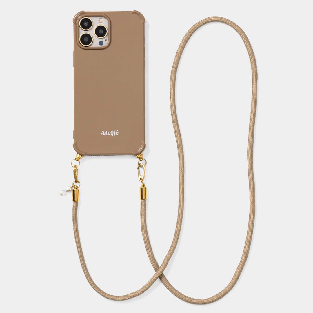Caramel recycled iPhone case - no cord - Image 5