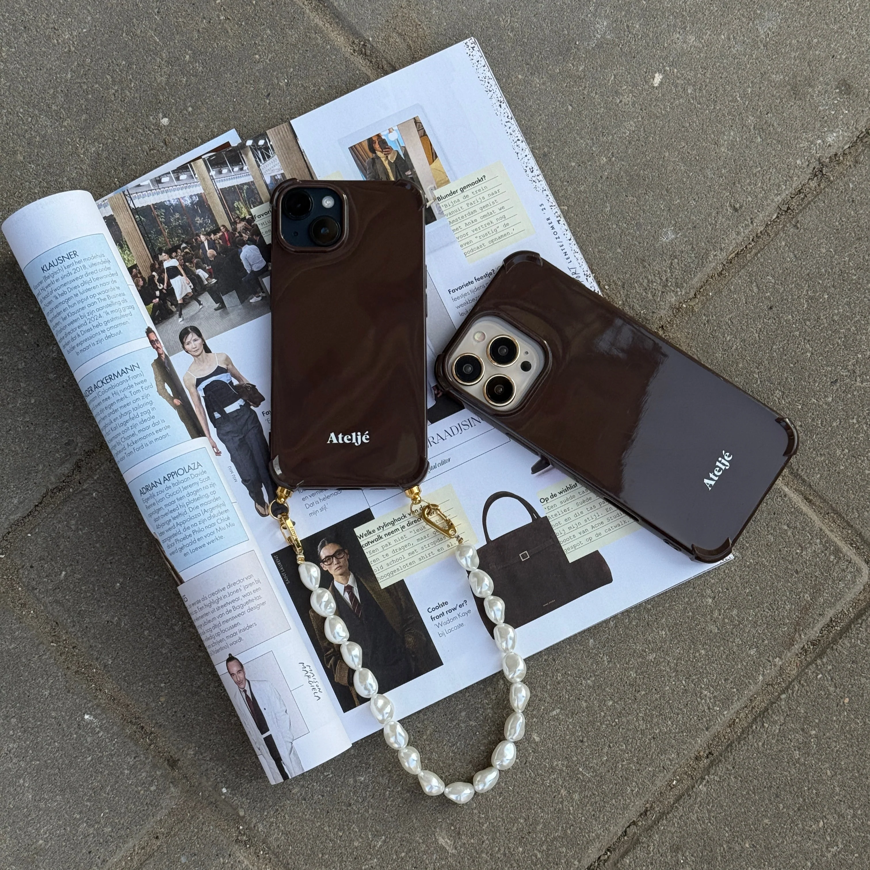 Dark brown recycled iPhone case - no rings - Image 4