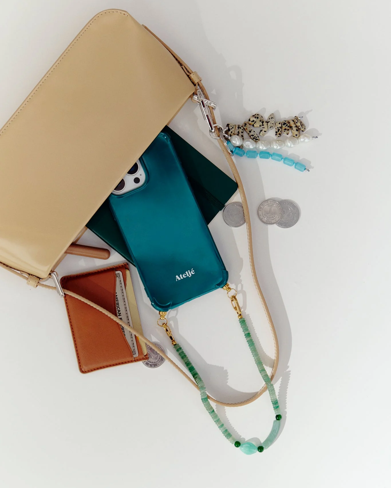 Teal recycled case with Missed my ride cord - Image 4