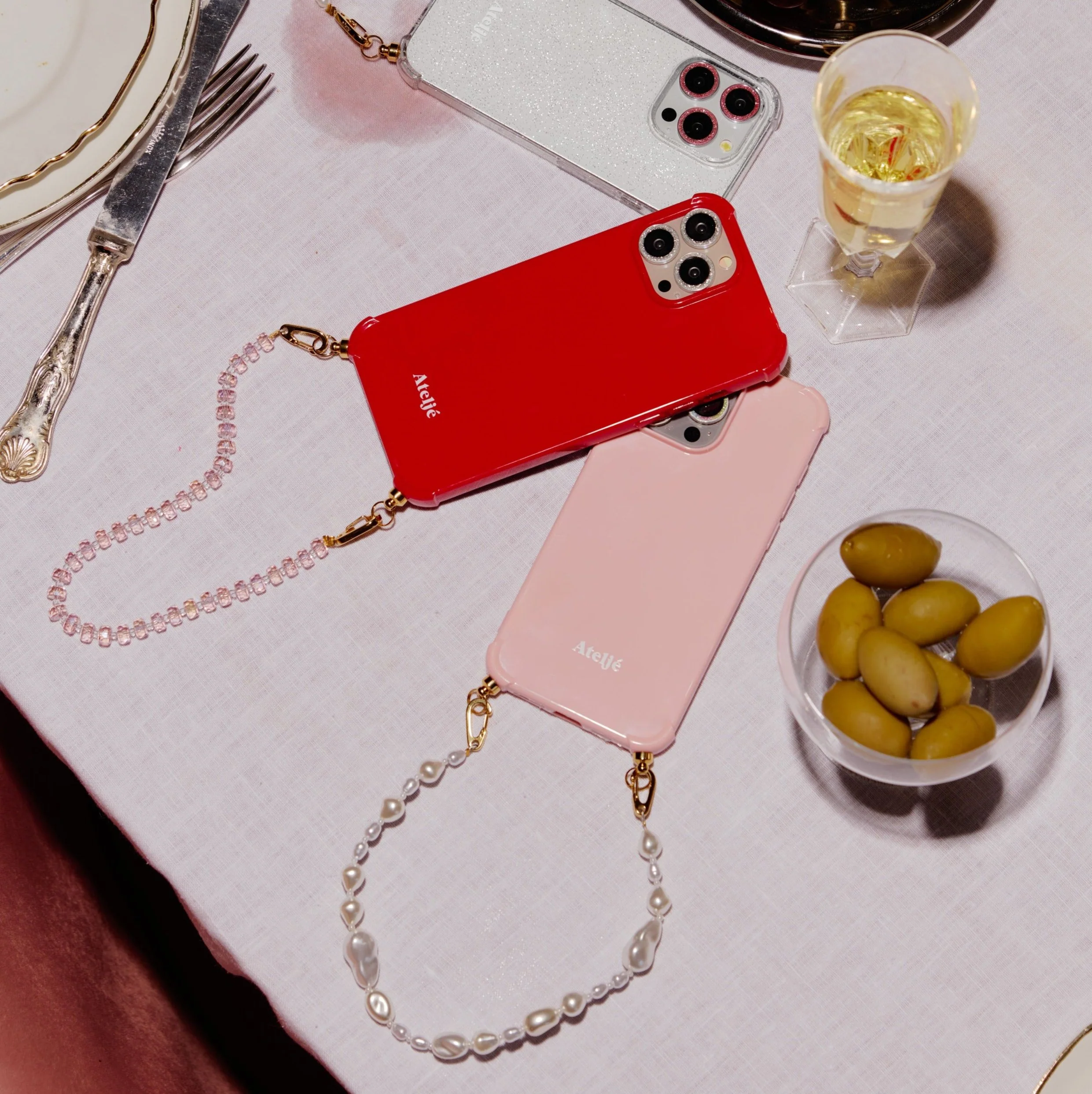 Pink clay recycled iPhone case - no cord - Image 5